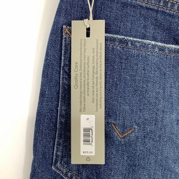 Hudson Sz 27 Meadow Harlow Ultra High Rise Straight Ankle Jeans Stretch OS27-18 - Picture 10 of 10